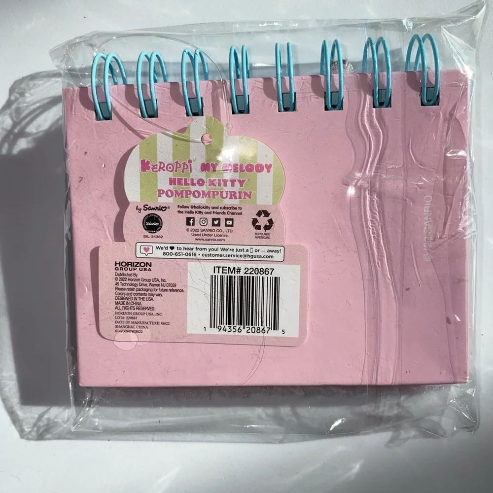 Hello Kitty & FriendsPersonalized Notebook Journal And Mini Keroppi Notebook